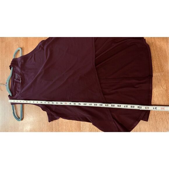 Athleta Burgundy Activewear top womens size S - Picture 8 of 10